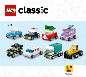 Manual Lego set 11036 Classic Creative vehicles