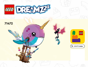Handleiding Lego set 71472 DREAMZzz Izzies narwal-luchtballon
