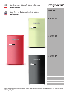 Manual Respekta KG83R-37 Refrigerator