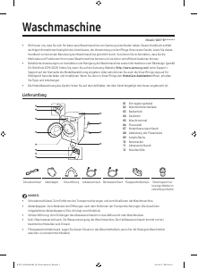 Bedienungsanleitung Samsung WW1EBBA049AE Waschmaschine