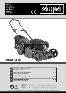 Manual Scheppach MS226-53SE Lawn Mower