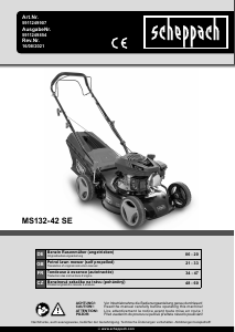 Handleiding Scheppach MS132-42 Grasmaaier