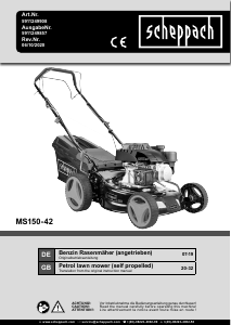 Bedienungsanleitung Scheppach MS150-42 Rasenmäher