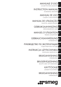 Manual Smeg CPR315N Warming Drawer