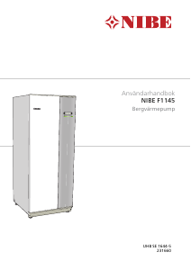 Bruksanvisning Nibe F1145 Värmepump