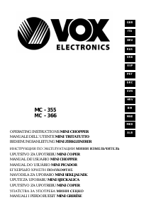 Manual Vox MC366 Chopper