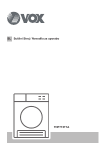 Priročnik Vox THP715T1A Sušilni stroj