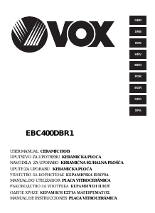 Priročnik Vox EBC400DBR1 Grelna plošča