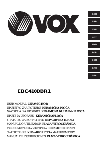 Priručnik Vox EBC410DBR1 Ploča za kuhanje