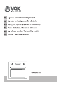 Priročnik Vox HWRC7315B Pečica