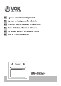 Priročnik Vox SBFDT7815B3DCT Pečica