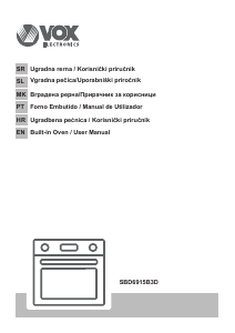 Manual Vox SBD6915B3D Oven
