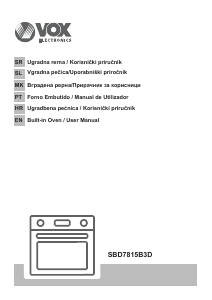 Manual Vox SBD7815B3D Oven