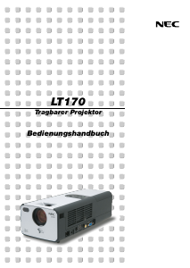 Bedienungsanleitung NEC LT170 Projektor