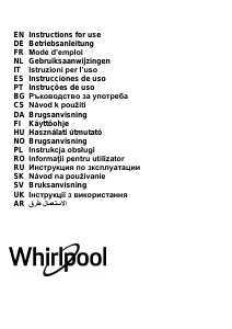 Manuale Whirlpool WHBS 92F LT K/1 Cappa da cucina