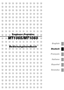 Bedienungsanleitung NEC MT1060 Projektor