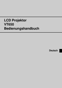Bedienungsanleitung NEC VT650 Projektor