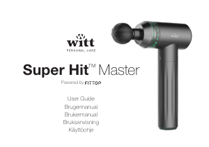 Käyttöohje Witt Super Hit Master Hierontalaite
