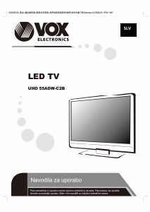 Priročnik Vox 55ADWC2B LED-televizor