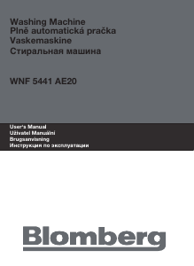 Руководство Blomberg WNF 5441 AE20 Стиральная машина