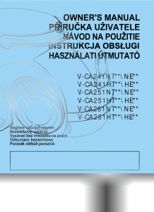 Handleiding LG V-CA251HEU Stofzuiger