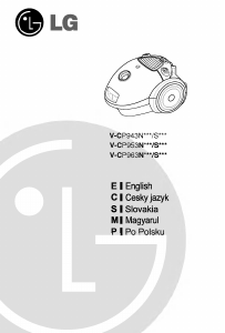 Handleiding LG V-CP963STQB Stofzuiger