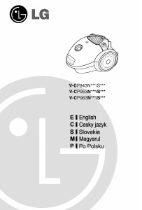 Manual LG V-CP963STUC Vacuum Cleaner