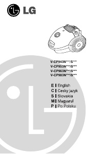 Manual LG V-CP983STQB Vacuum Cleaner