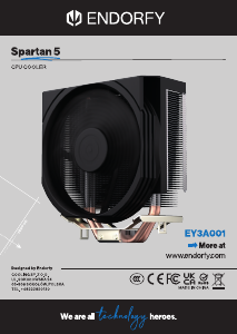 Kasutusjuhend Endorfy EY3A001 Spartan 5 CPU-jahuti