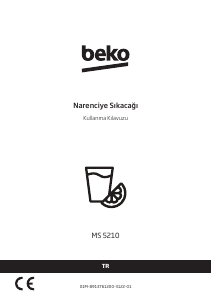 Kullanım kılavuzu BEKO MS 5210 Narenciye sıkacağı