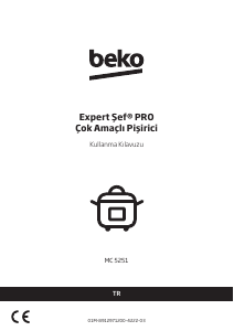 Kullanım kılavuzu BEKO MC 5251 ExpertChef Pro Çok fonksiyonlu pişirici