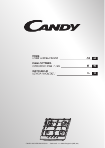 Manuale Candy CDIH7GWLE4WX Piano cottura