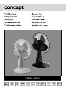 Manual de uso Concept VS5041 Ventilador