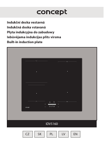 Instrukcja Concept IDV5160 Płyta do zabudowy