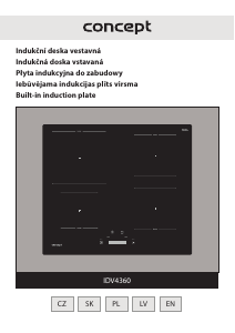 Manual Concept IDV4360 Hob