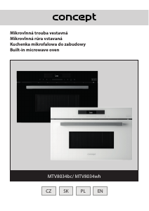 Manuál Concept MTV8034WH Mikrovlnná trouba