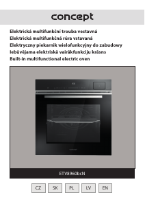 Manual Concept ETV8960BCN Oven