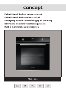 Rokasgrāmata Concept ETV8160BC Cepeškrāsns