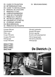 Manuale De Dietrich DHG770X Cappa da cucina