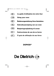 Manual De Dietrich DOP450XE1 Oven