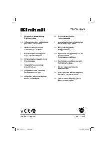 Manual de uso Einhell TE-CS 190/1 Sierra circular