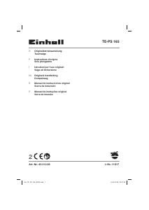 Manuale Einhell TE-PS 165 Sega circolare