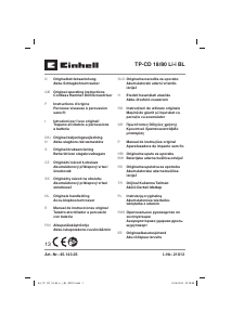 Manual de uso Einhell TP-CD 18/80 Li-i BL Atornillador taladrador