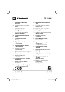 Bedienungsanleitung Einhell TC-JS 60/1 Stichsäge