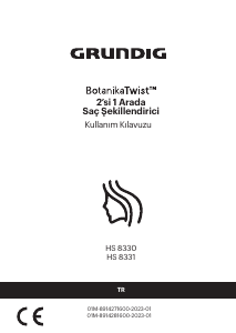 Kullanım kılavuzu Grundig HS 8331 BotanikaTwist Saç şekillendirici