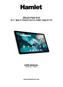 Manual Hamlet XZPAD810-4128FG Tablet