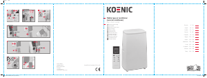Használati útmutató Koenic KAC 14021 WLAN Légkondicionáló berendezés