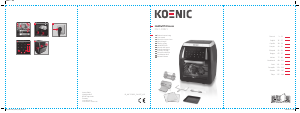 Manual Koenic KAF 121821 Fritadeira