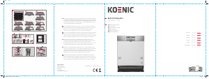 Mode d’emploi Koenic KDW 6021-1 E BI Lave-vaisselle