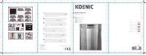 Mode d’emploi Koenic KDW 6031 D BU Lave-vaisselle